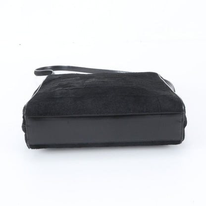 Gucci Calf Hair Leather Shoulder Bag Crossbody Hand Black — view 6