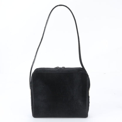 Gucci Calf Hair Leather Shoulder Bag Crossbody Hand Black — view 3
