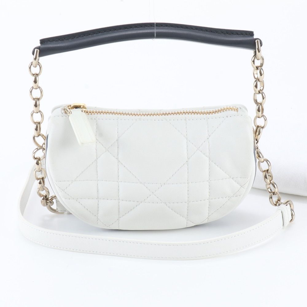 Dior Vibe Micro Hobo Leather 2-Way Shoulder Bag