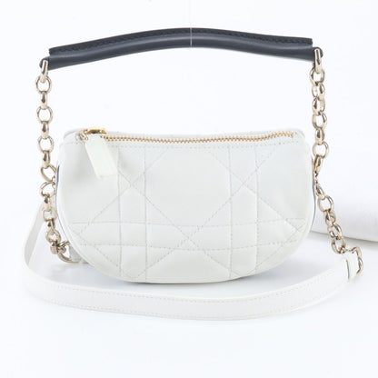 Dior Vibe Micro Hobo Leather 2-Way Shoulder Bag