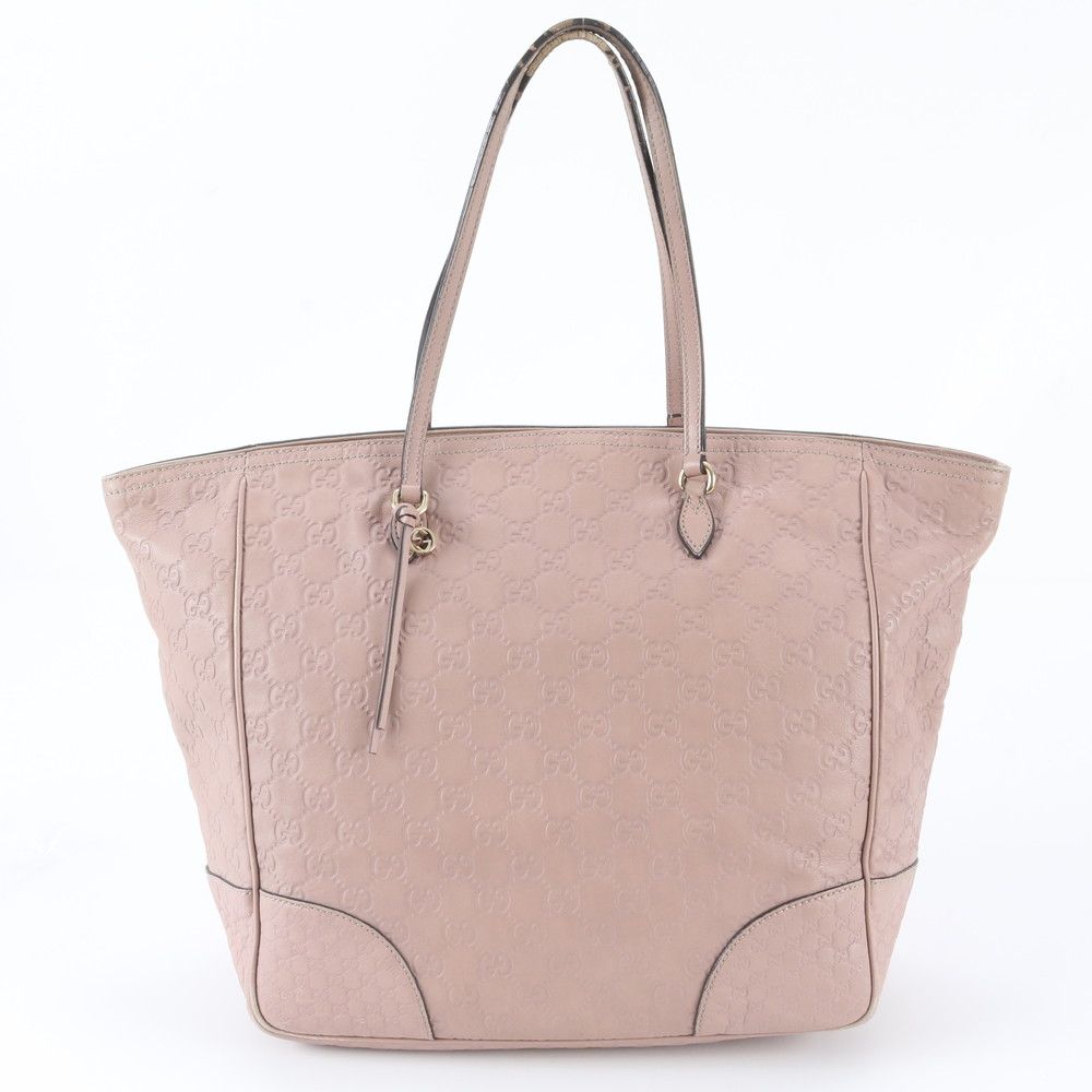 Gucci Guccissima Leather Tote Shoulder Hand Pink