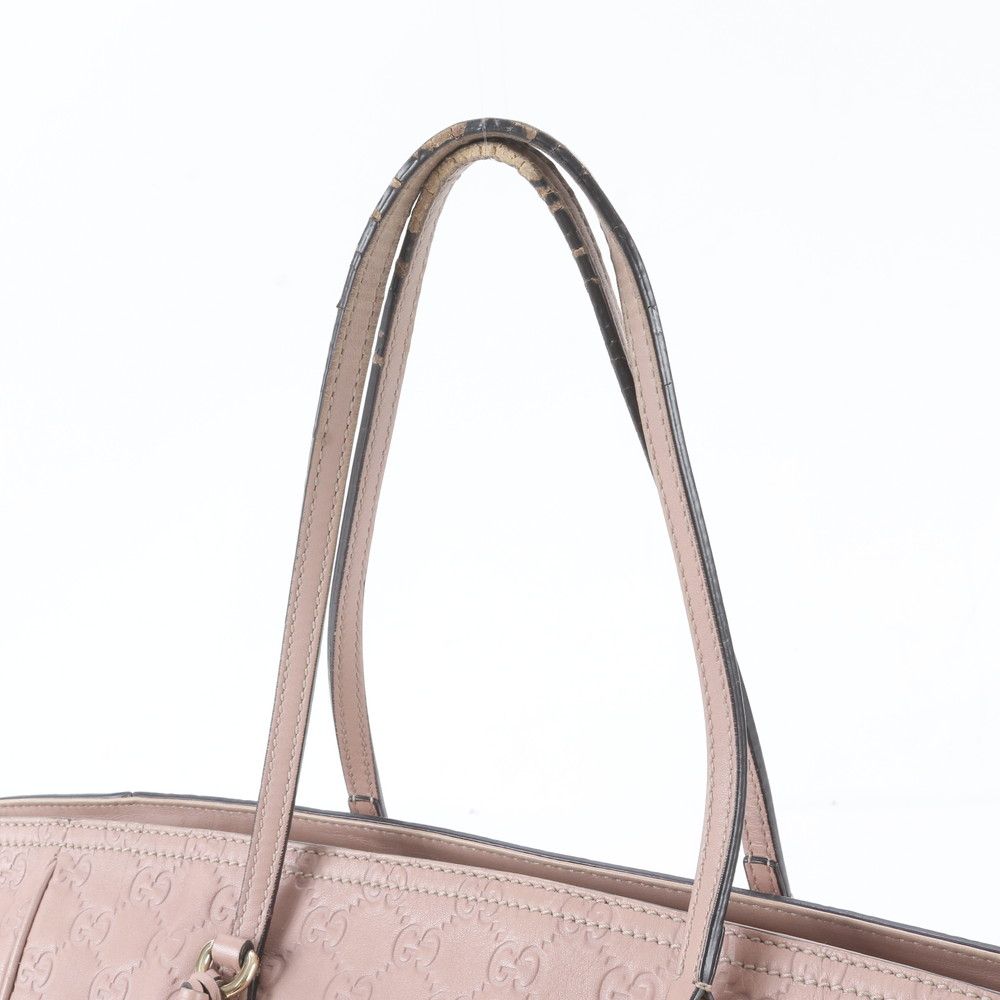 Gucci Guccissima Leather Tote Shoulder Hand Pink — view 2