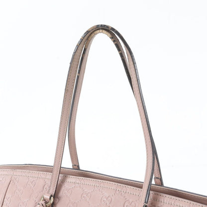 Gucci Guccissima Leather Tote Shoulder Hand Pink — view 2