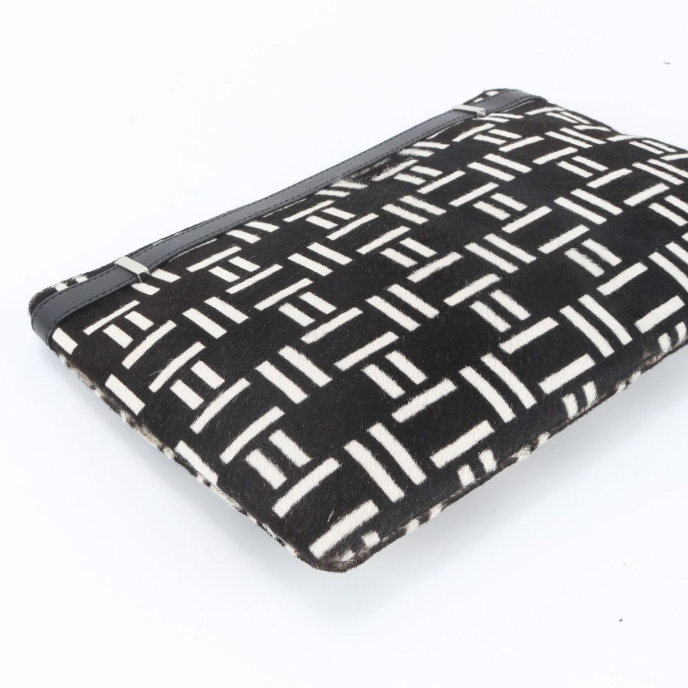 Balenciaga Calf Hair Leather Clutch Pouch Business — view 4