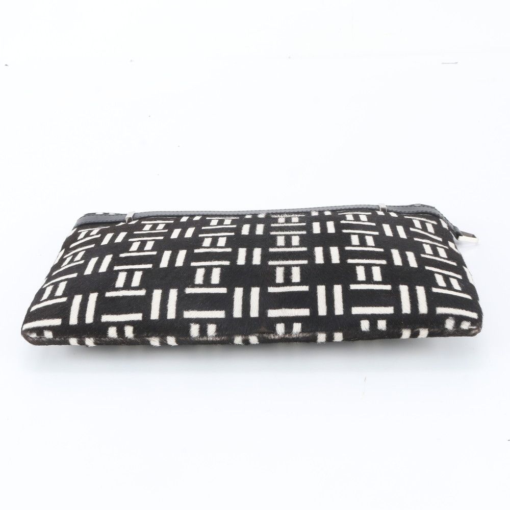 Balenciaga Calf Hair Leather Clutch Pouch Business — view 5