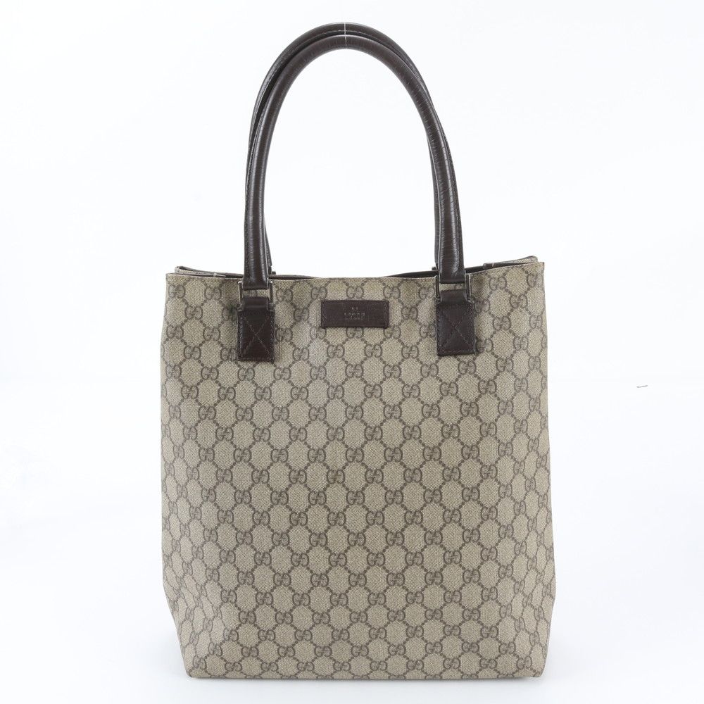 Gucci GG Supreme Leather Tote Shoulder Business Document