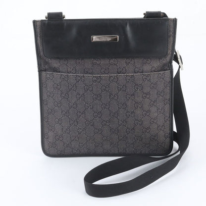 Gucci GG Canvas Leather Shoulder Bag Crossbody Messenger Business
