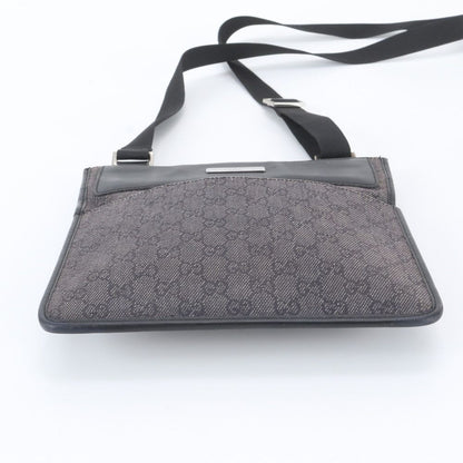 Gucci GG Canvas Leather Shoulder Bag Crossbody Messenger Business — view 6