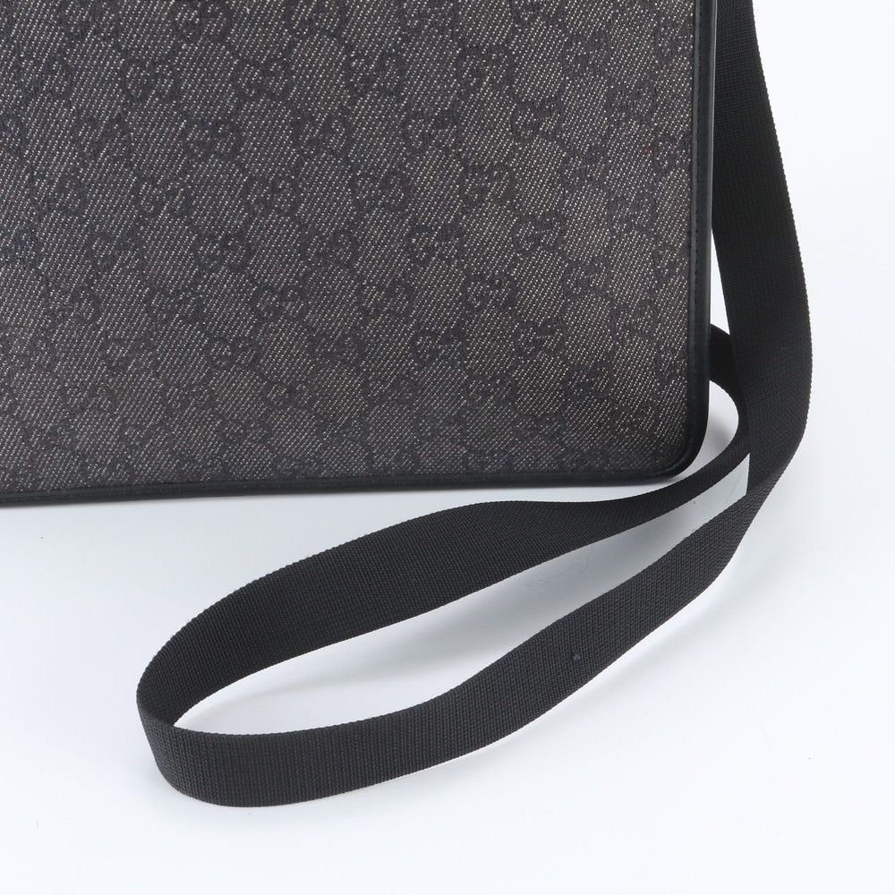 Gucci GG Canvas Leather Shoulder Bag Crossbody Messenger Business — view 2