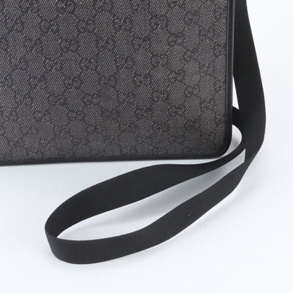 Gucci GG Canvas Leather Shoulder Bag Crossbody Messenger Business — view 2