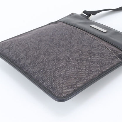 Gucci GG Canvas Leather Shoulder Bag Crossbody Messenger Business — view 4