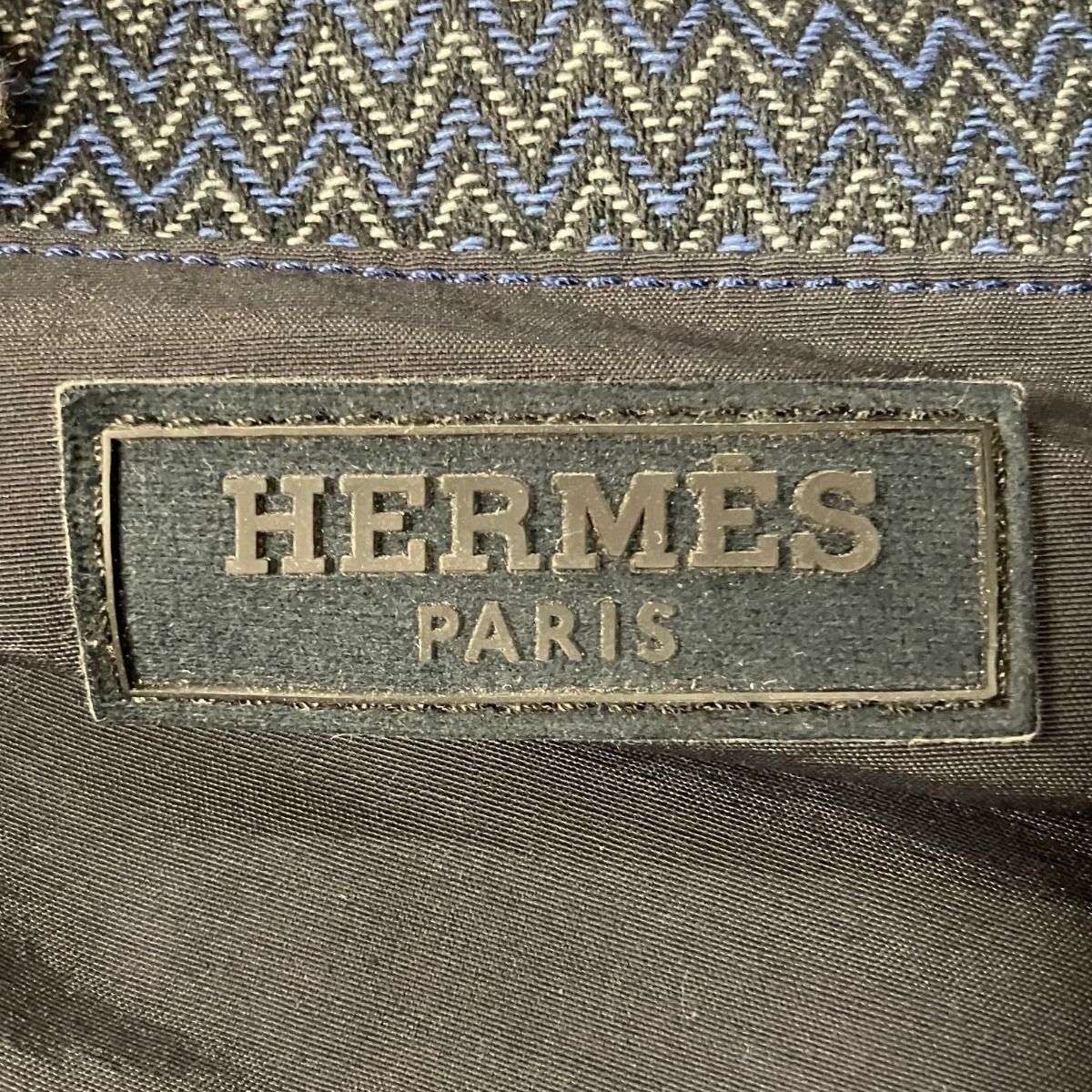 Hermes Sac de Panthere Shoulder Bag Canvas — view 4
