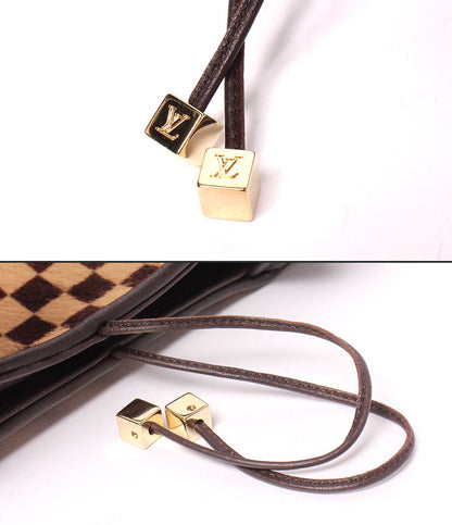 Louis Vuitton Handbag Calf Hair Impala Damier Sauvage — view 8