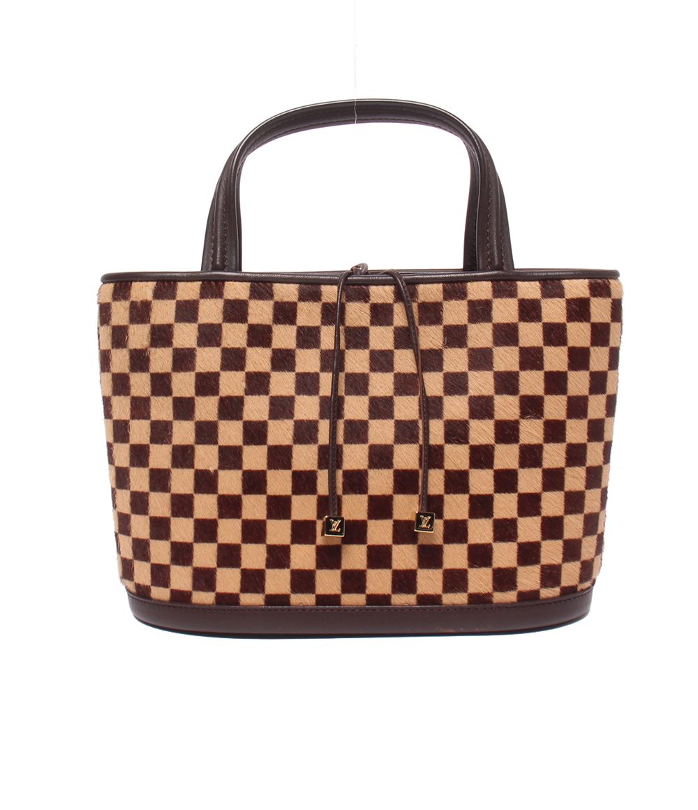 Louis Vuitton Handbag Calf Hair Impala Damier Sauvage