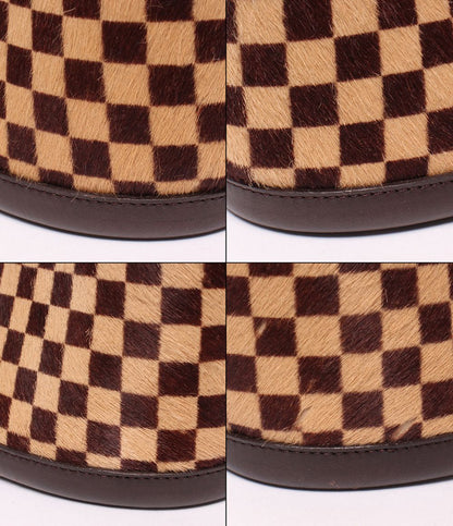 Louis Vuitton Handbag Calf Hair Impala Damier Sauvage — view 5