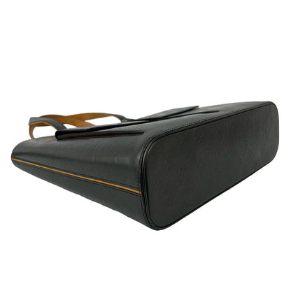 Louis Vuitton Wilwood Monogram Matte Leather Tote Black Noir — view 7