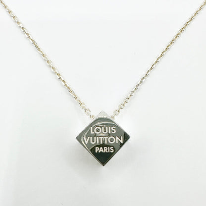 Louis Vuitton Necklace LV Cube Silver — view 6