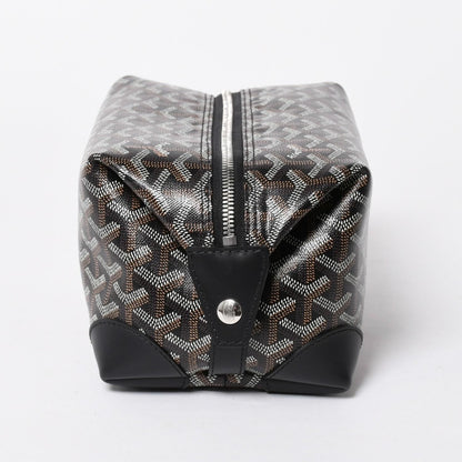 Goyard Bowling 25 Toiletry Clutch Leather Black — view 4