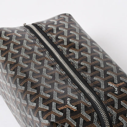 Goyard Bowling 25 Toiletry Clutch Leather Black — view 5