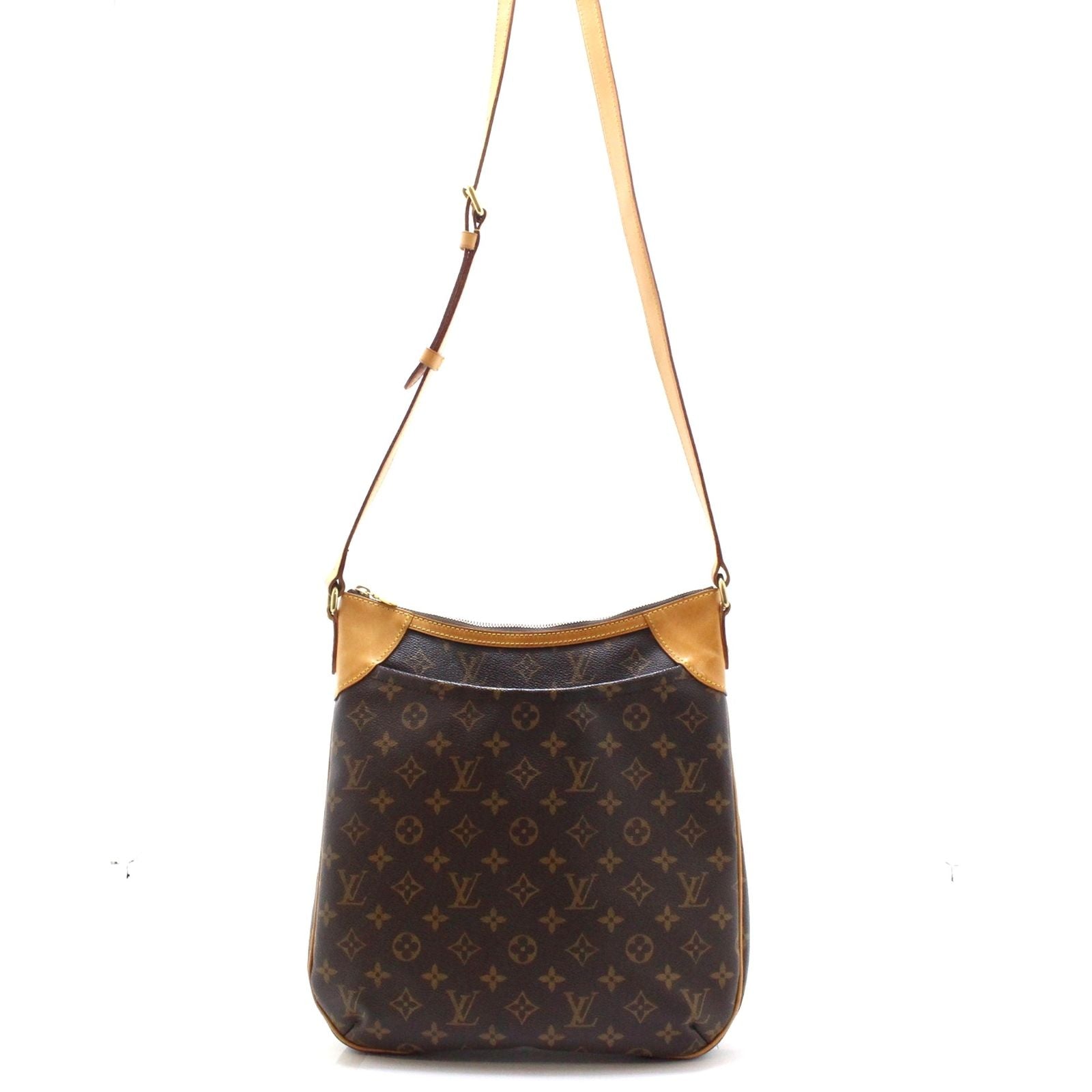 Louis Vuitton Odeon MM Monogram Shoulder Bag Canvas