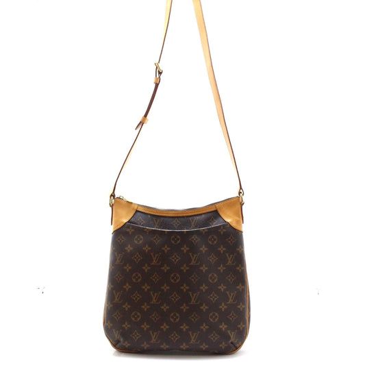 Louis Vuitton Odeon MM Monogram Shoulder Bag Canvas