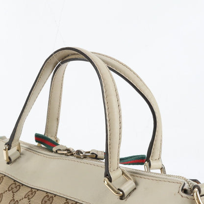 Gucci GG Canvas Sherry Mayfair Leather 2-Way Shoulder Bag — view 2