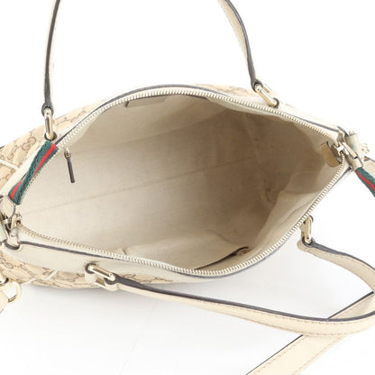 Gucci GG Canvas Sherry Mayfair Leather 2-Way Shoulder Bag — view 8