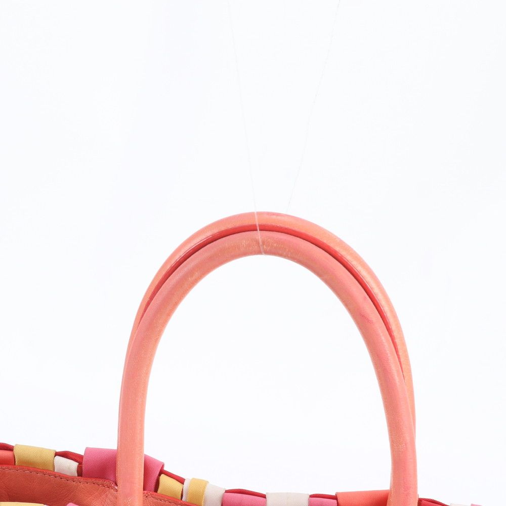 Prada Tessuto Nylon Triangle Logo Leather 2-Way Shoulder Bag — view 2