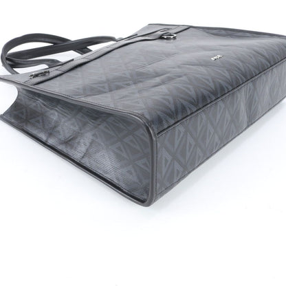 Dior Safari Leather Tote Shoulder Business Document Black — view 4