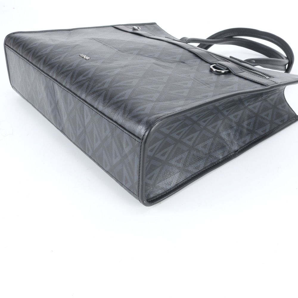 Dior Safari Leather Tote Shoulder Business Document Black — view 5