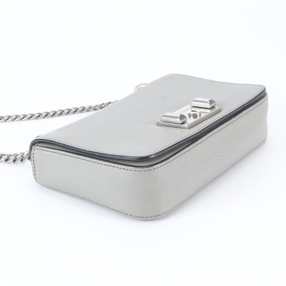 Miu Miu Leather 2-Way Chain Shoulder Bag Crossbody — view 6
