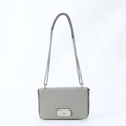 Miu Miu Leather 2-Way Chain Shoulder Bag Crossbody
