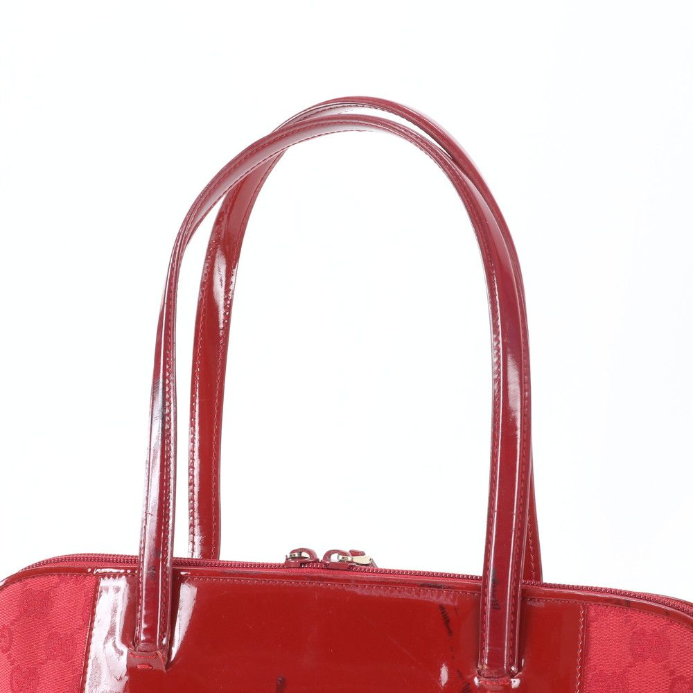 Gucci GG Canvas Leather Tote Shoulder — view 2