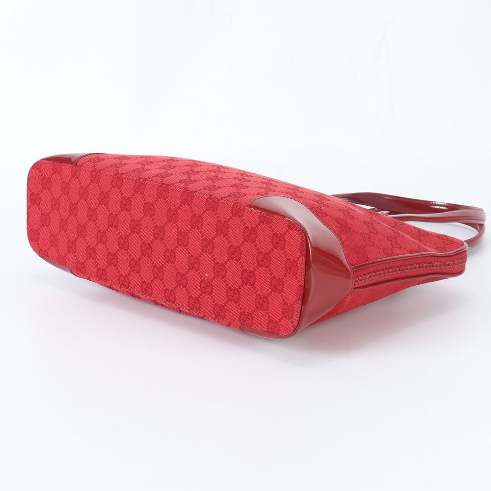 Gucci GG Canvas Leather Tote Shoulder — view 4
