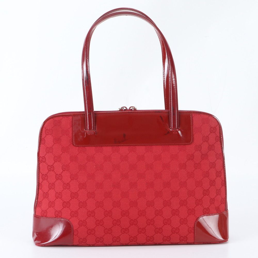 Gucci GG Canvas Leather Tote Shoulder — view 3