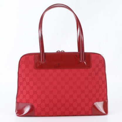 Gucci GG Canvas Leather Tote Shoulder — view 3