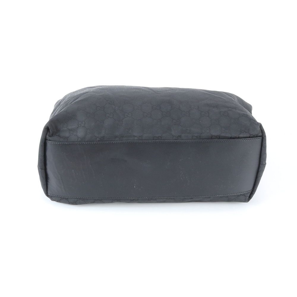 Gucci GG Leather Tote Shoulder Business Document Black — view 6