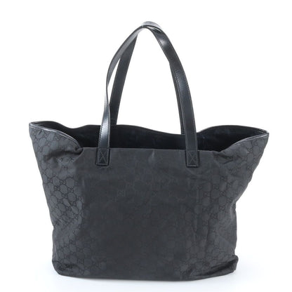 Gucci GG Leather Tote Shoulder Business Document Black — view 3