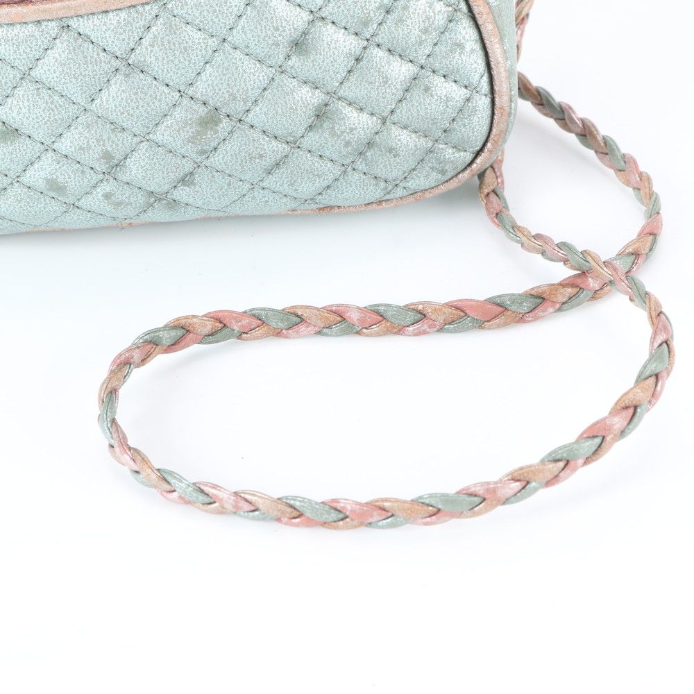 Gucci Horsebit Laminated Quilted Leather Shoulder Bag — view 2