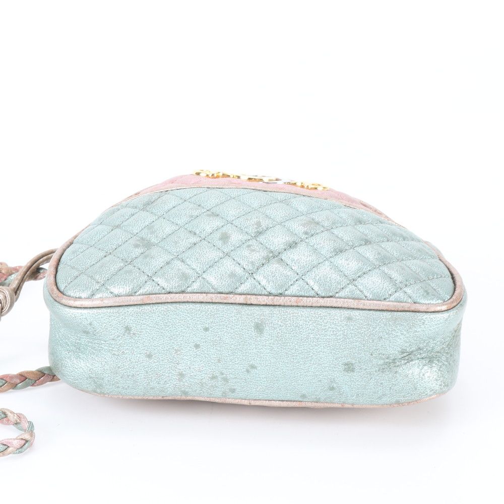Gucci Horsebit Laminated Quilted Leather Shoulder Bag — view 5