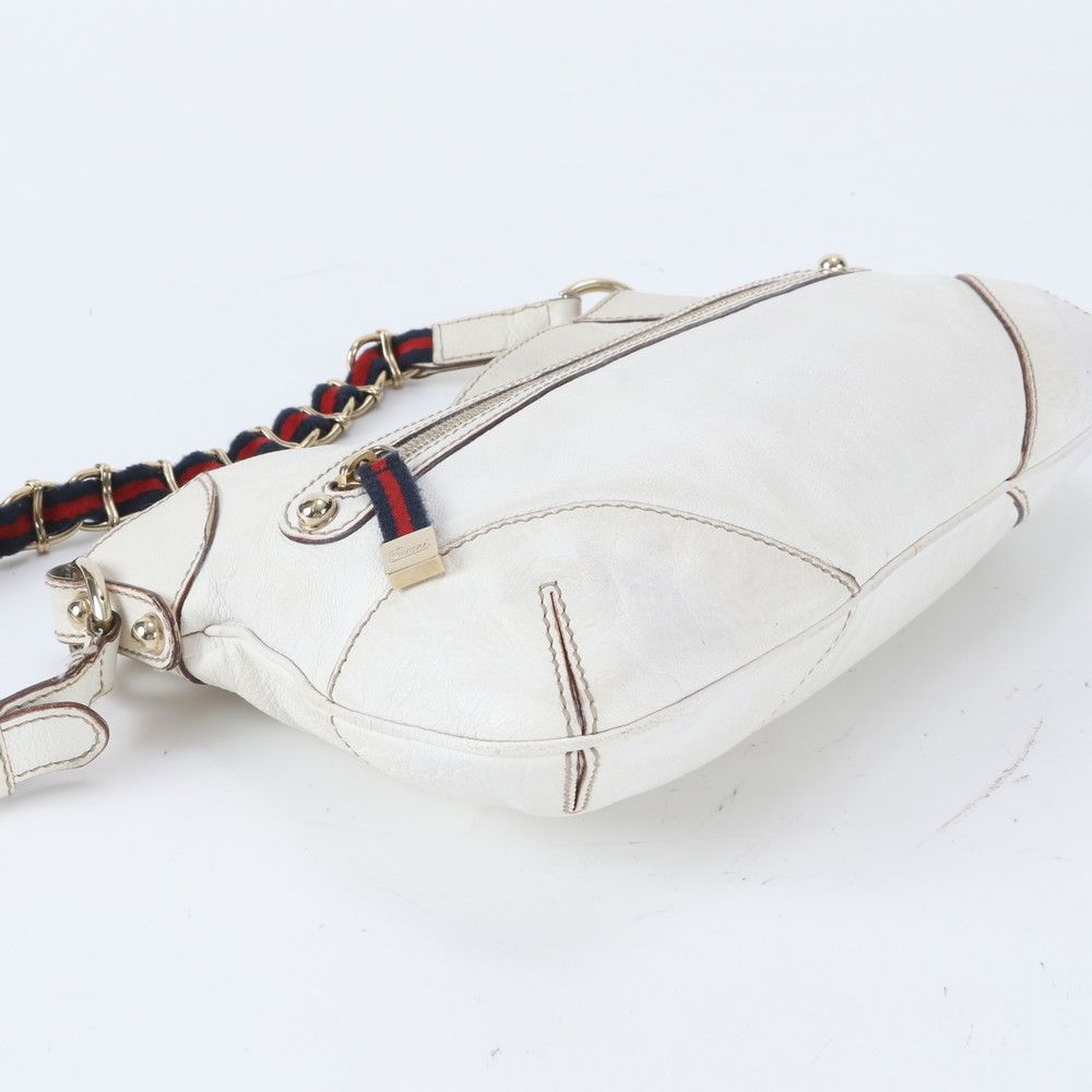 Gucci Sherry Line Leather Chain Shoulder Bag — view 4
