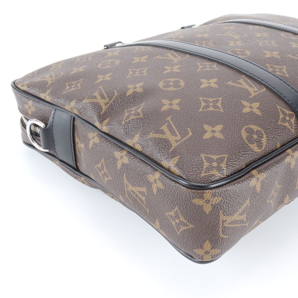 Louis Vuitton Monogram Macassar Porte Documents Voyage Business Bag — view 6
