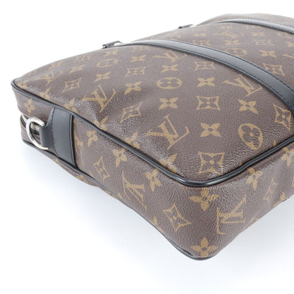 Louis Vuitton Monogram Macassar Porte Documents Voyage Business Bag — view 6