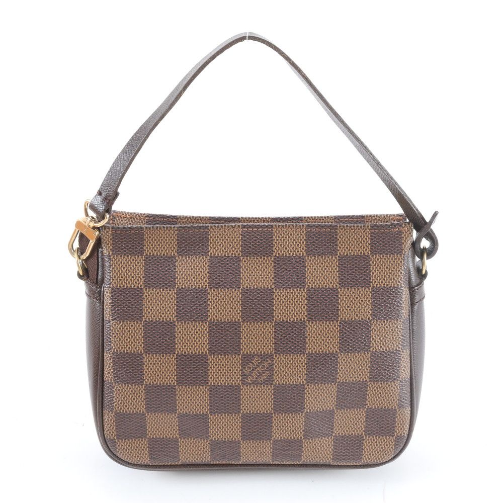 Louis Vuitton Damier Trousse Makeup Leather Handbag Tote — view 3