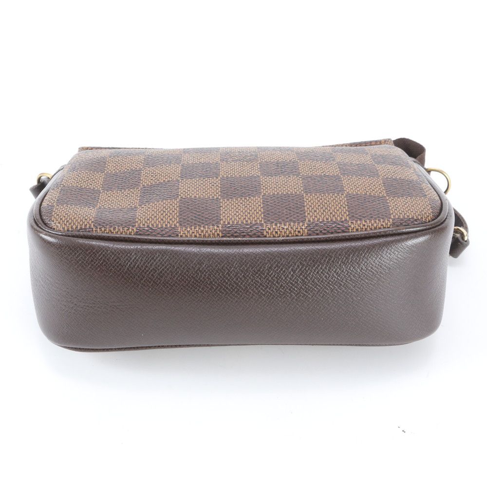 Louis Vuitton Damier Trousse Makeup Leather Handbag Tote — view 6