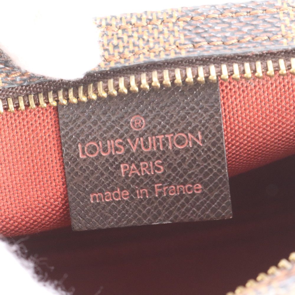 Louis Vuitton Damier Trousse Makeup Leather Handbag Tote — view 8