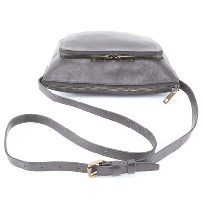 Louis Vuitton Utah Sac Plat Leather Shoulder Bag Messenger Brown — view 2