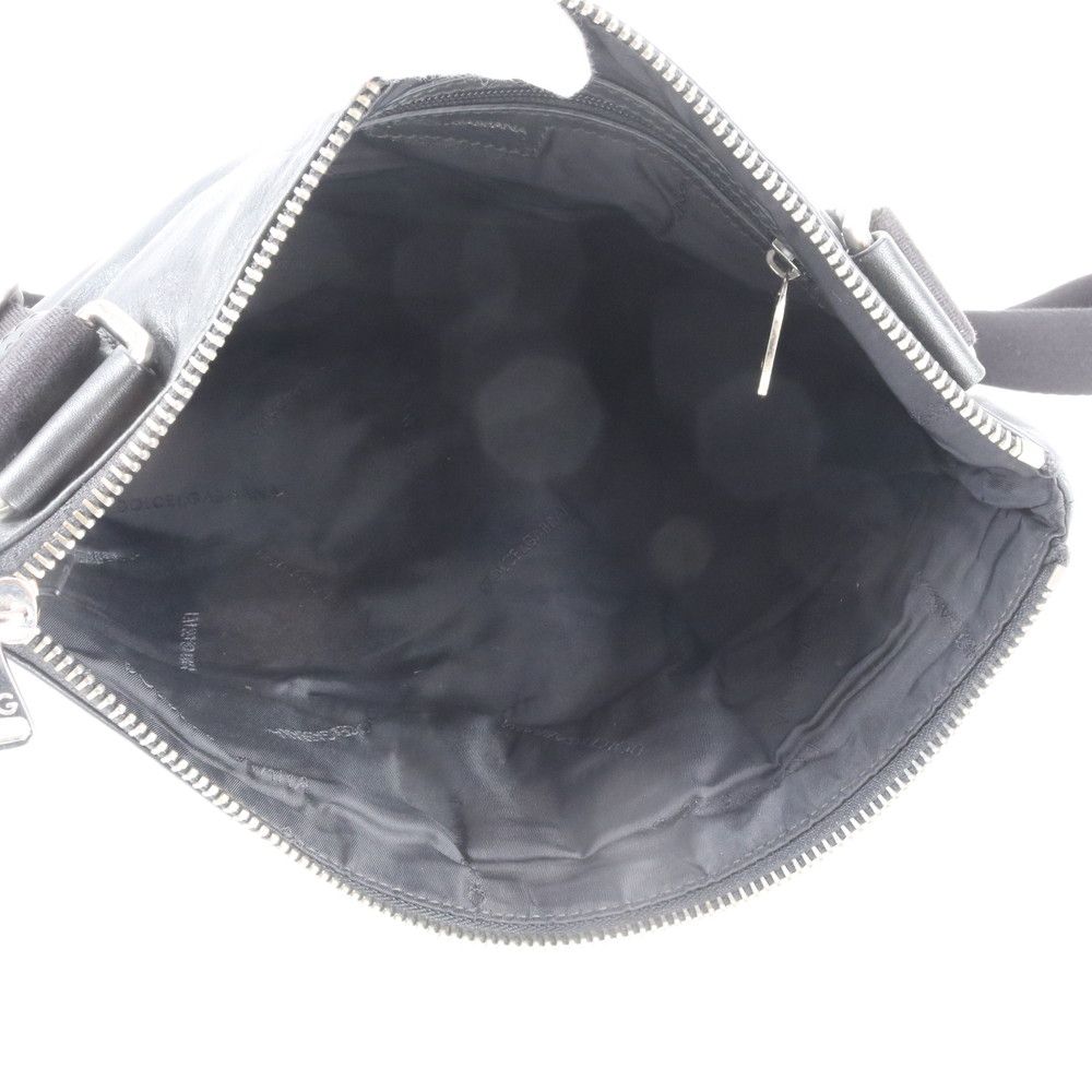 Dolce & Gabbana D&G Leather Shoulder Bag Crossbody Messenger Black — view 7