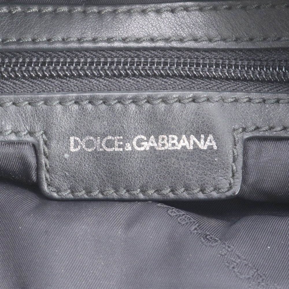 Dolce & Gabbana D&G Leather Shoulder Bag Crossbody Messenger Black — view 8