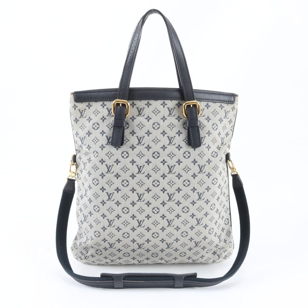 Louis Vuitton Monogram Mini Francoise Blue 2-Way Shoulder Bag